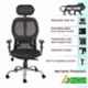 Mango Blossom Brisbane High Back Mesh Black Office Chair