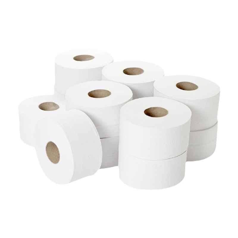 Hygiene Links 2 Ply 250 Sheets Plain Toilet Roll (Pack of 100)