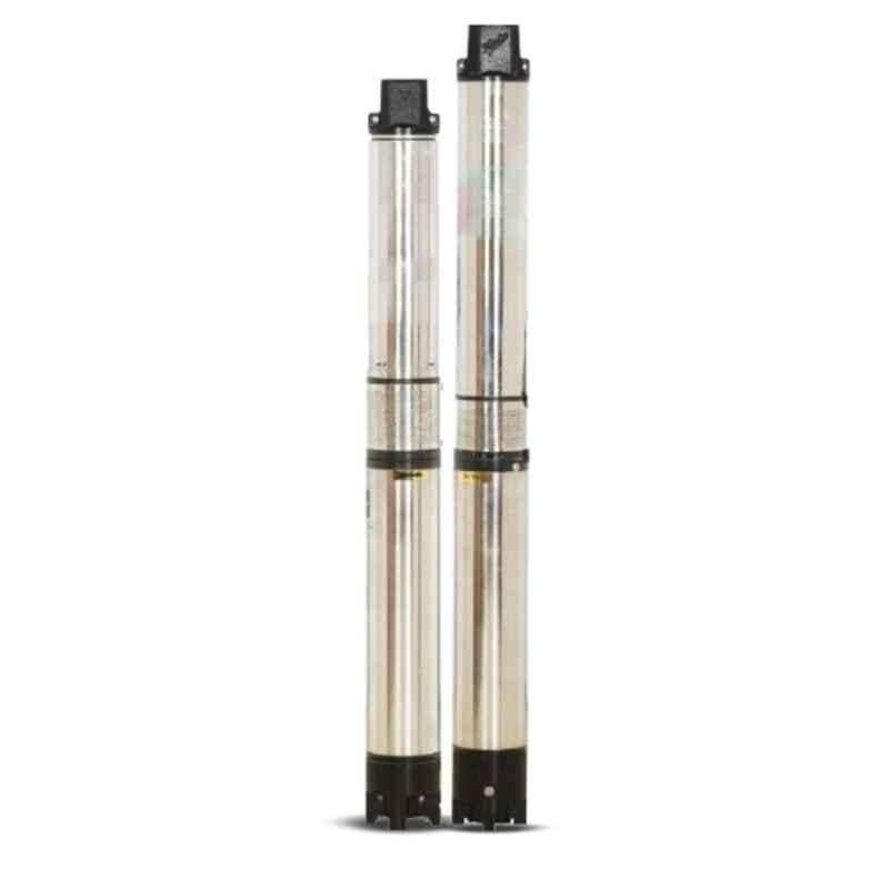 Kirloskar 1HP 14 Stages Single Phase Borewell Submersible Pump with Control Panel, NEO 30-1014 CP