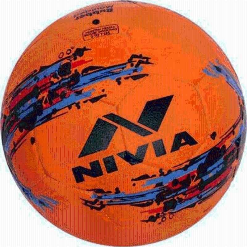 Nivia Storm Orange Football, Size: 5