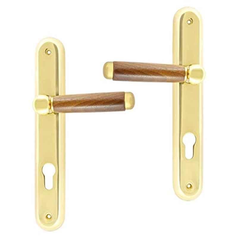 Cal Lever Handle Brass With Lock