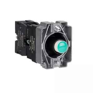 Schneider Electric Easy Harmony XB2 Metal Grey/Green Chromed Push Button, ZB2BWB31C