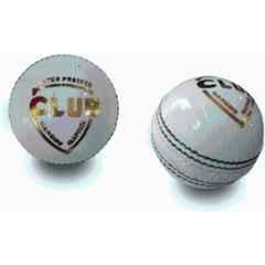 MD Enterprises Hand Stitched Two Pcs Cricket Leather Ball Combo Cricket Leather Ball (Standard White, White)
