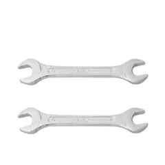 Kendo 25x28 inch Chrome Vanadium Steel Silver Double Open Ended Spanner, SO-10 (Pack of 5)