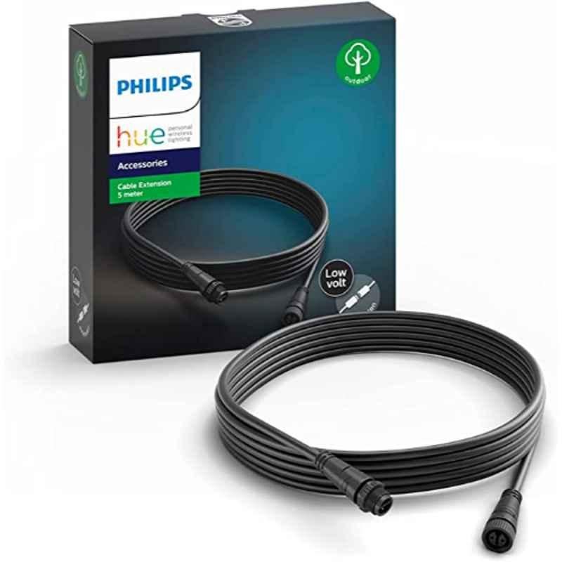 Philips 1W 5m Black Extension Cable, 915005641701