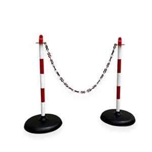 Ladwa 2 Pcs Plastic Stanchion Set with Chain
