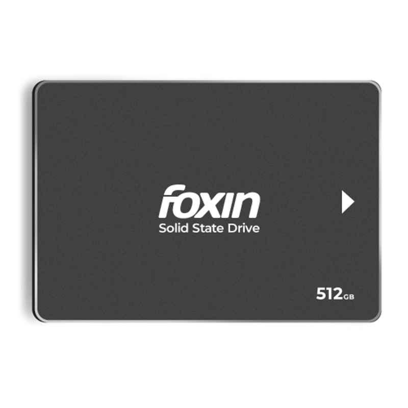 Foxin 512GB 2.5 inch SATA III 6Gbps Black Solid State Drive with 3D NAND Technology