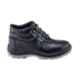 NEOSafe Helix A7025 High Ankle Steel Toe Black Leather Work Safety Shoes, Size: 8