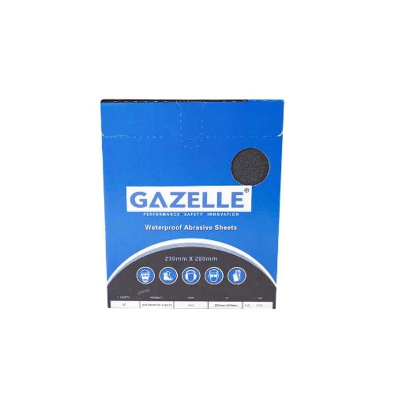 Gazelle GWP120 8x11 inch 120 Grits Waterproof Abrasive Sheets (Pack of 50)