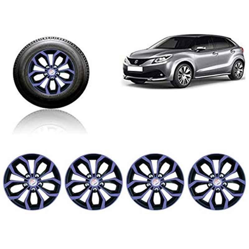 Auto Pearl 4 Pcs 15 inch ABS Violet & Black Car Wheel Cover Set for Maruti Suzuki Baleno 2015