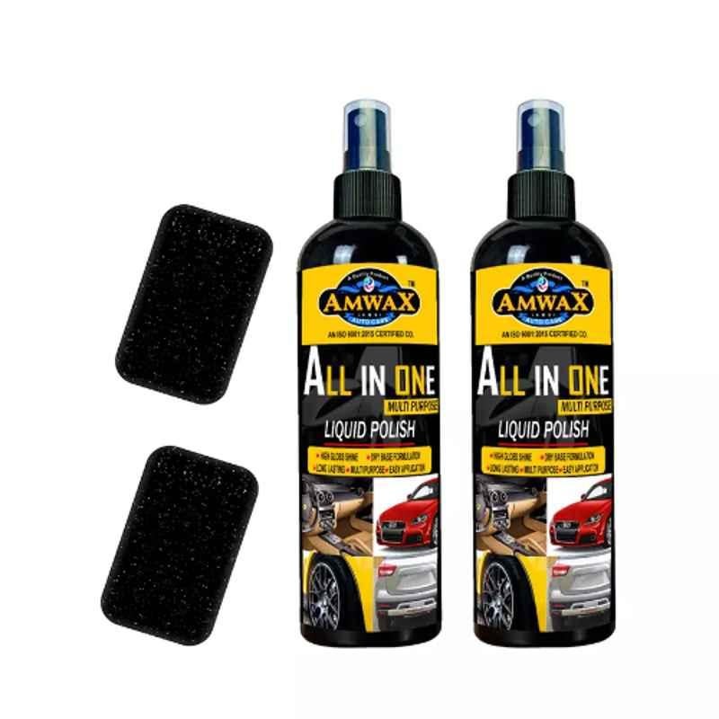 Amwax ALLI200PCS2NONE Car & Bike Liquid Polish with Applicator 400ml