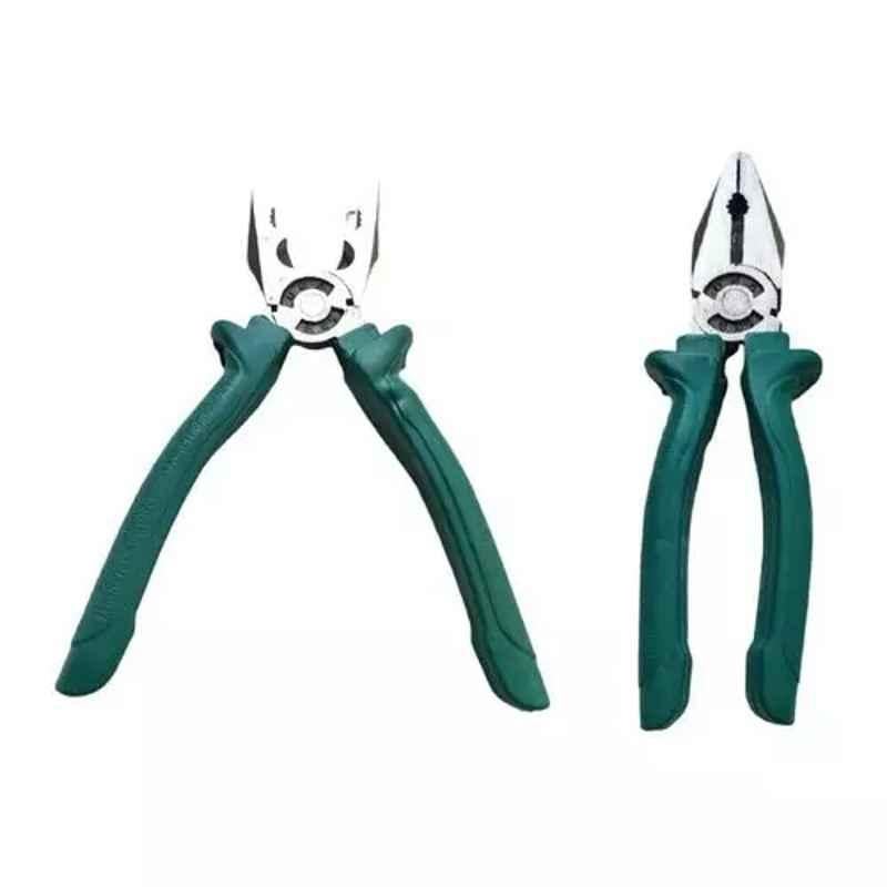 Sky Blue 2 Pcs 7.8 inch Lineman Plier Combo, SBE_PLIER_COMBO_MOD_01165