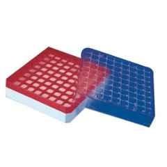 Polylab PC 100 Places Cryo Box for 1 & 1.8ml Cryo Vial, 66303 (Pack of 4)
