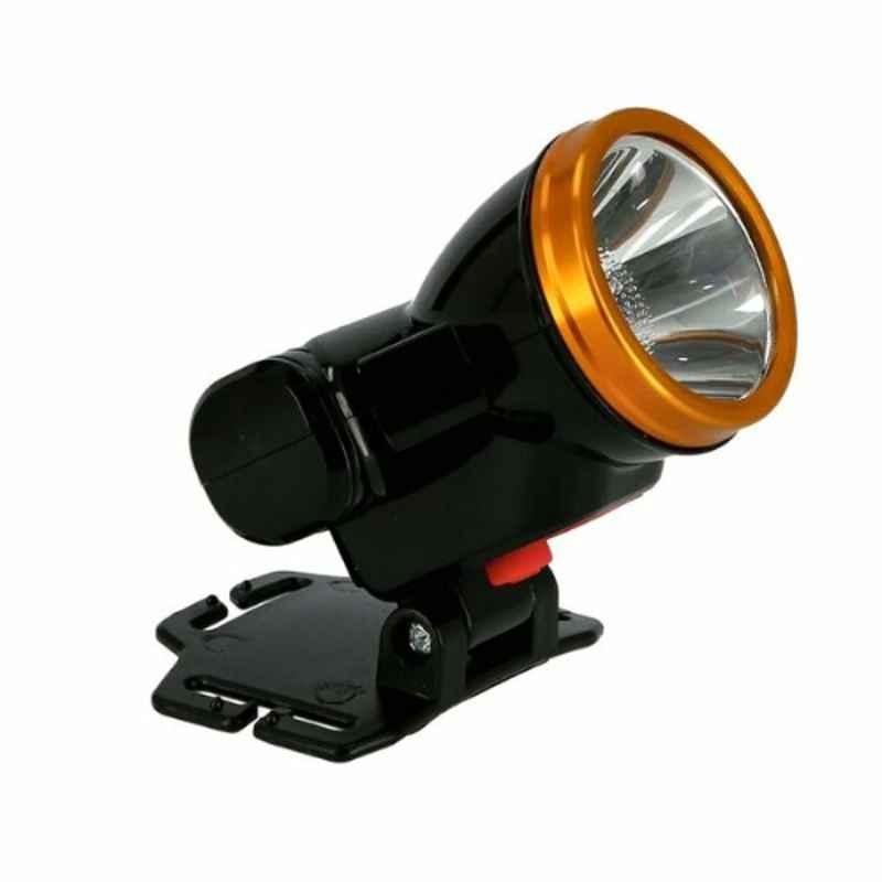 Olsenmark 5W Black Rechargeable LED Head Light, OMSL2754