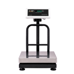 Monet 16x16 inch 300kg Stainless Steel Platform Weighing Scale with Dual Display & 2 Days Battery Backup