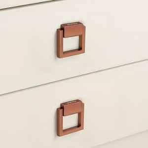 Plantex 2 inch Zinc Rose Gold Drawer Kadi for Home & Office, SH-358 (Pack of 2)