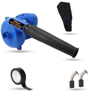 Hillgrove 800W Plastic Blue Electric Air Blower with Carbon Brushes & Electrical Tape, HGCM1036