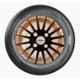 Prigan 4 Pcs 14 inch Black & Copper Press Fitting Wheel Cover Set for Maruti Suzuki Ritz