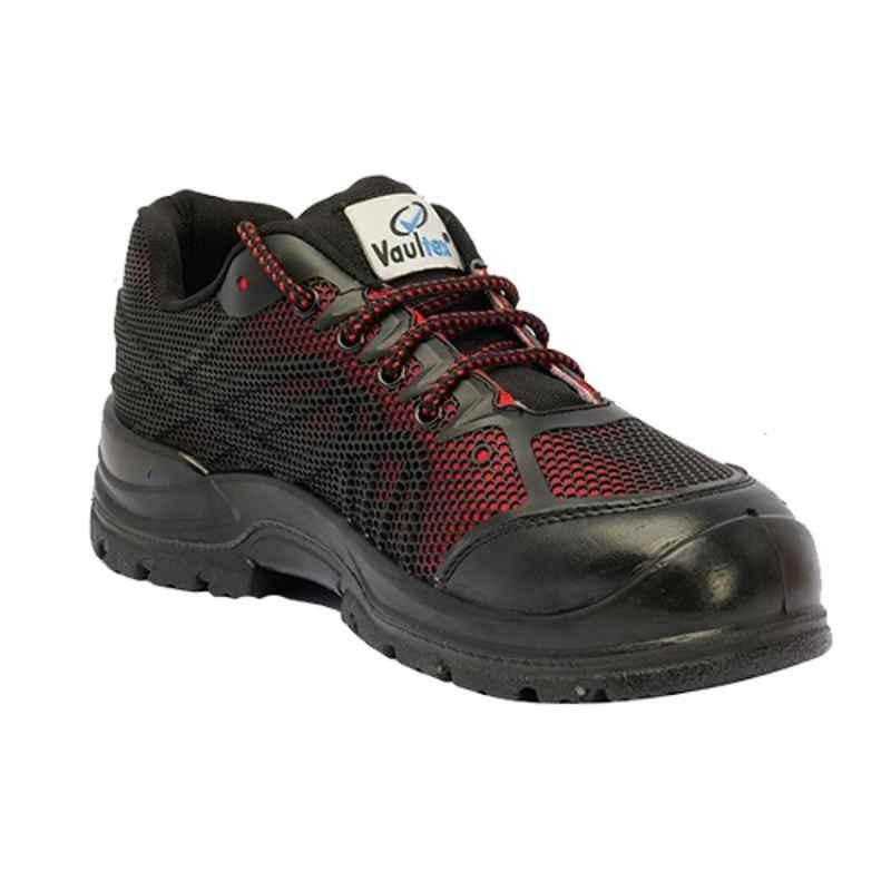 Vaultex MLA KPU Black Safety Shoes, Size: 42