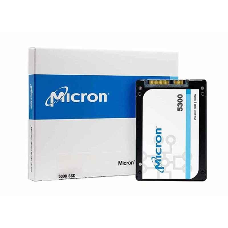 Micron 5300 MAX 240GB SATA 2.5 inch (7mm) Non-SED Enterprise SSD (Single Pack), MTFDDAK240TDT-1AW1ZABYYR