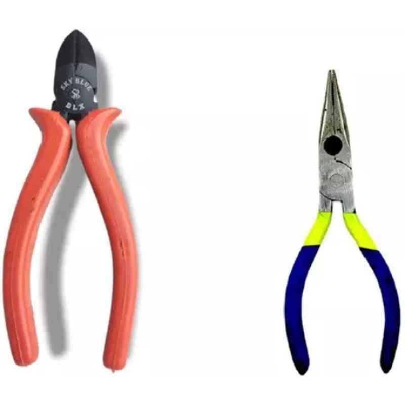 Sky Blue 2 Pcs 7.8 inch Stainless Steel Groove Plier Combo, SBE_PLIER_0789