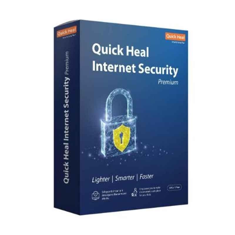 Quick Heal Internet Security 3 Users 1 Year with DVD