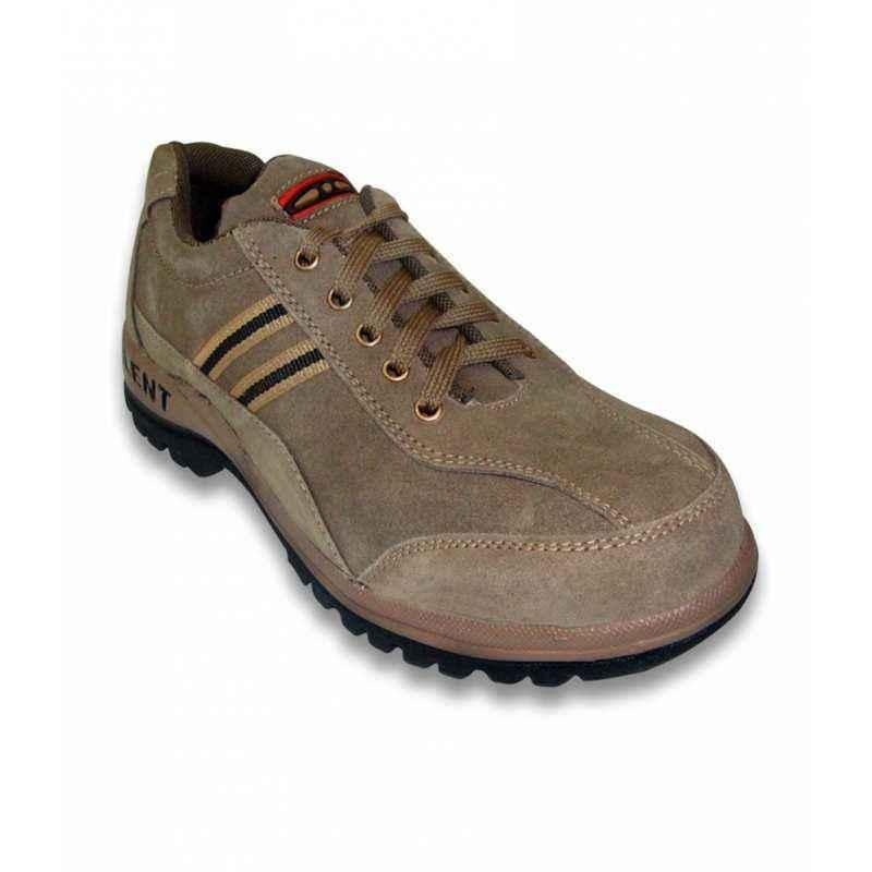 JK Steel TALENTBEG Steel Toe Beige Safety Shoes, Size: 9