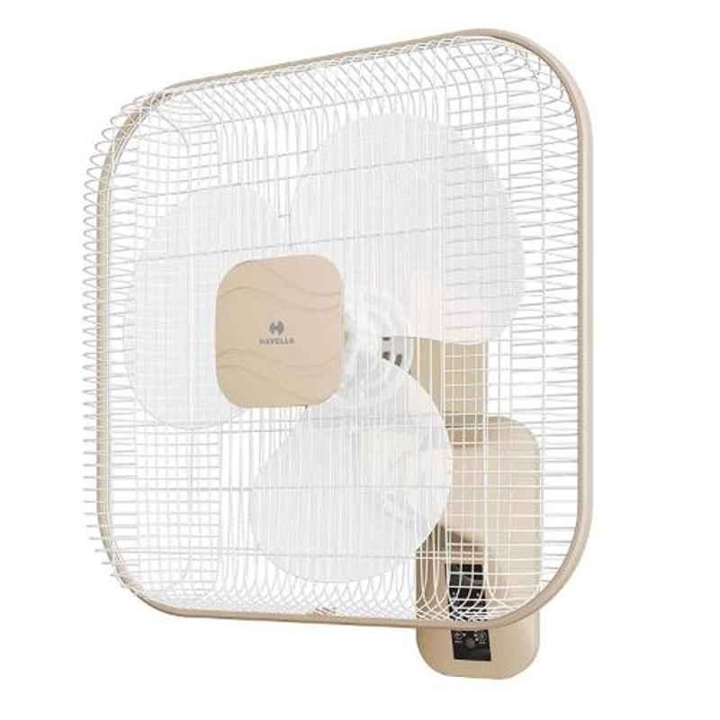 Havells Aindrila Premium 55W Dusty Rose White Wall Fan, FHWAGPMDRW16, Sweep: 400 mm