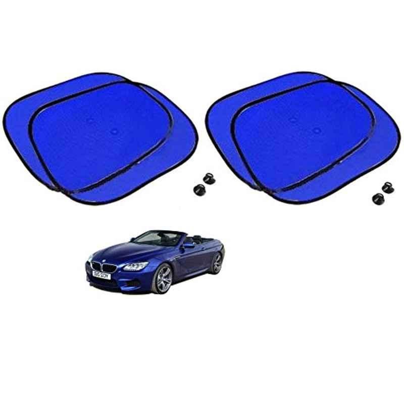 Kozdiko 4 Pcs Blue Chipkoo Car Window Sunshade Curtain Set for BMW 6 Series, koz_82975