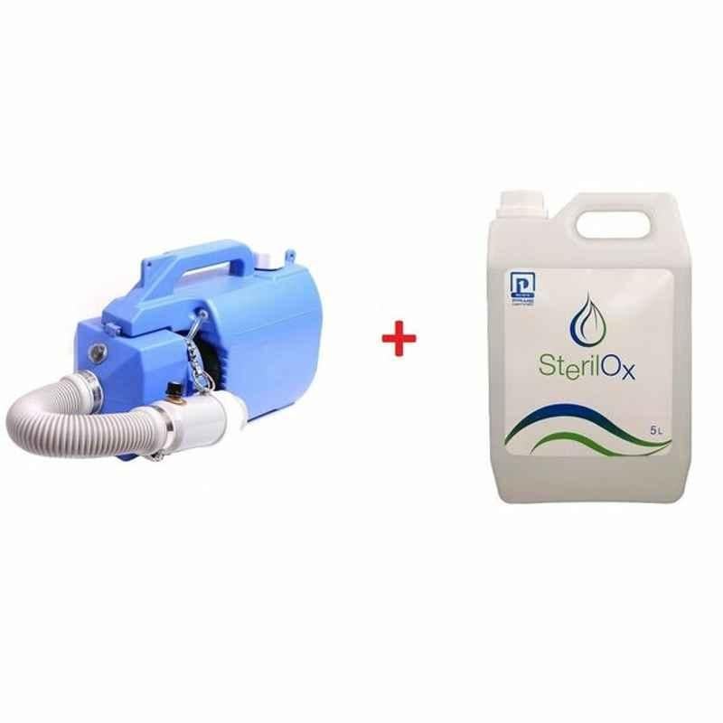 Intercare Ergonomic ULV Fogger Machine With Sterilox Disinfectant Solution, Combo Offer