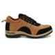 Kavacha S41 Black & Brown Leather Steel Toe Work Safety Shoes, Size: 7
