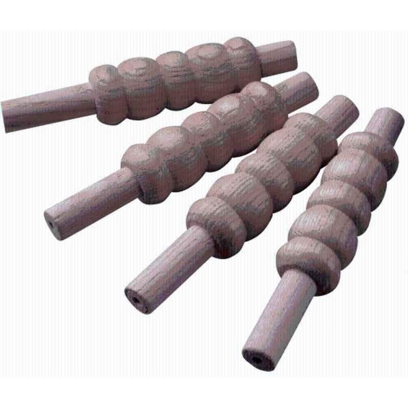 Matrica 9 inch Handmade Professional Grade Cricket Stump Bails for Senior (Pack of 4)