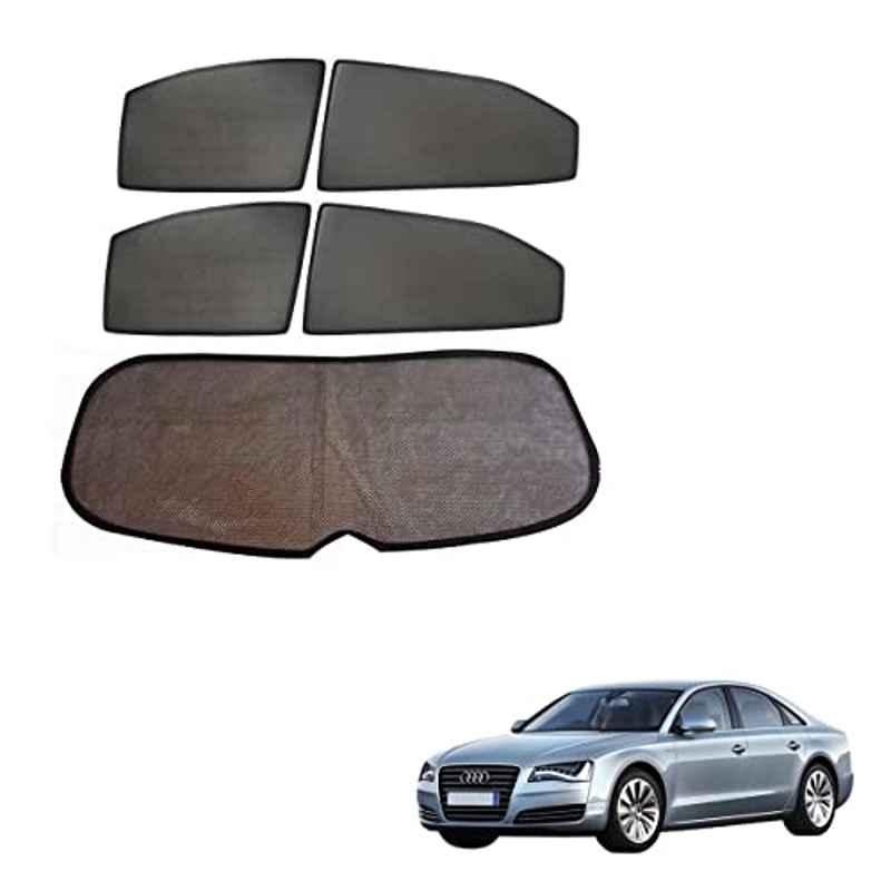 Kozdiko 5 Pcs Mesh Black Fixed Window & Rear Sun Shades Set for Audi A8
