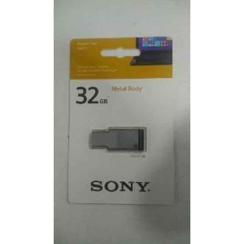Sony 32GB Metal Body Pen Drive, USM32MX/S