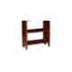 Angel Furniture 26x12x40 Inch Teak Semi Glossy Finish Sheesham Wood Folding Shoe Rack, AF-133T