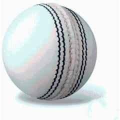 Krasava Ball-008 Standard White Premium Cricket Leather Ball