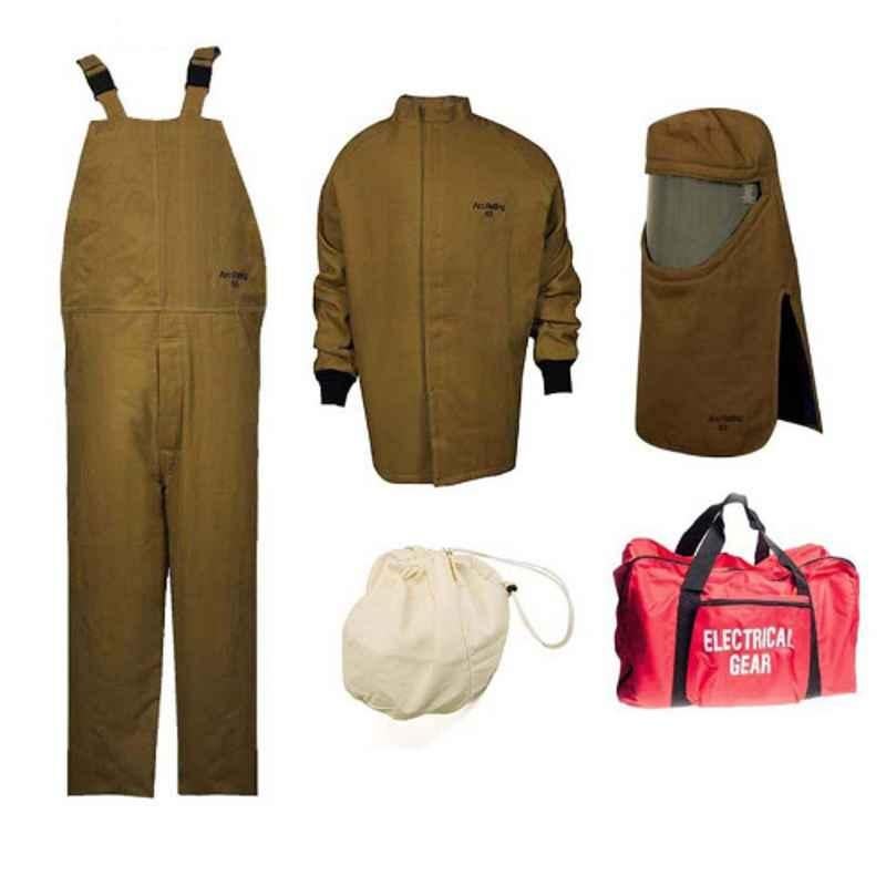 NSA KIT4SC65NG-S 65 Cal Arc Flash Arc Guard without Ventilating Fan Kit, Size: Small