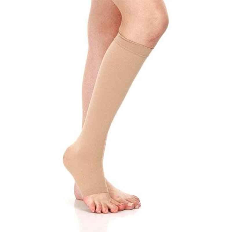 Samson GS-1202A Beige Synthetic Class-I Thigh Knee Compression Stocking, Size: XL
