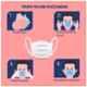Re-Fox 3 Ply Disposable Surgical Mask With Tie (Pack of 500)