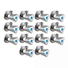 Fastgear Triangle Stainless Steel Silver Chrome Finish Angle Valve, FG037 (Pack of 14)