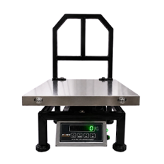 Monet 14x14 inch 180kg Stainless Steel Platform Weighing Scale with Dual Display & 2 Days Battery Backup