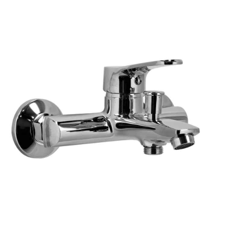 Geepas 1.5m 0.2-0.8mpa Brass Single Lever Bath Shower Mixer Tap, GSW61101