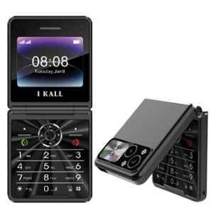 I Kall K42 2.4 inch Display Black Flip Keypad Feature Phone