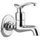 Drizzle Duck 2 Pcs Brass Chrome Finish Silver Bib Cock Set, ABIBDUCK2