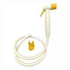 Fastgear PVC White & Yellow Chrome Finish Health Faucet Set, FG1755