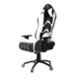 ASE Gaming Gold High Back Black & White Ergonomic Gaming Chair