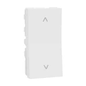 Schneider Electric Miluz Zeta 16A 1 Module Polycarbonate & Polyamide White Switch, MZSW161M2W_WH (Pack of 20)