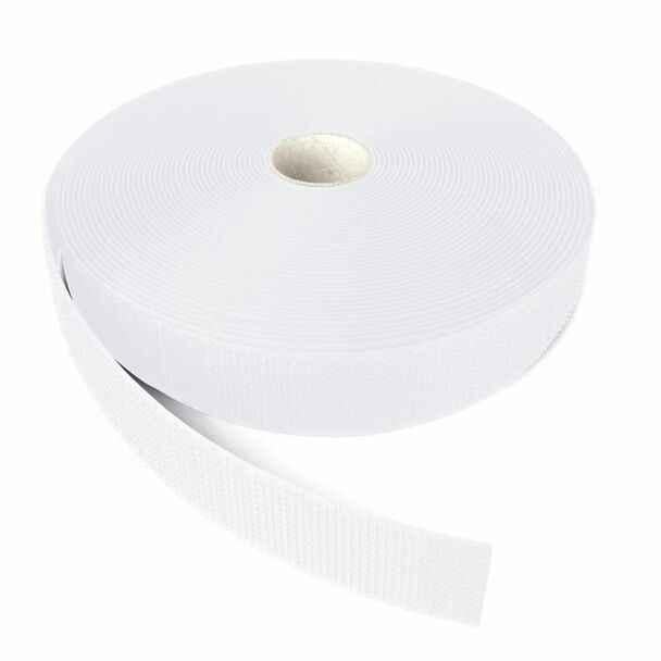 Self-Adhesive Velcro Tape, 25 m Double-Sided Adhesive Extra Strong with Velcro  Fastening, Velcro Tape and Hook Tape, Long-Term Life Adhesive, 20 mm Wide -  White 