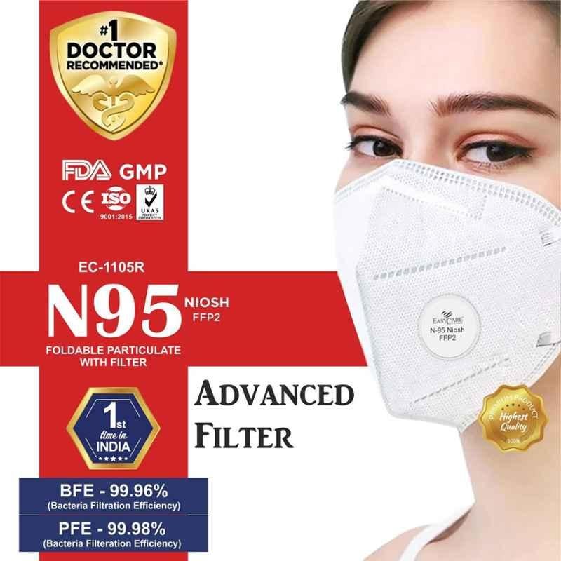 Easycare 5 Layer N95 Unisex Mask, EC1105R