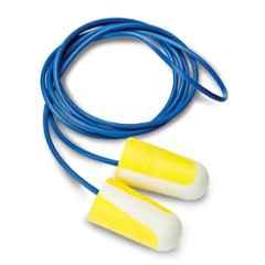 Honeywell 304L Yellow & White Corded Polyurethane Foam Earplug (Pack of 250)